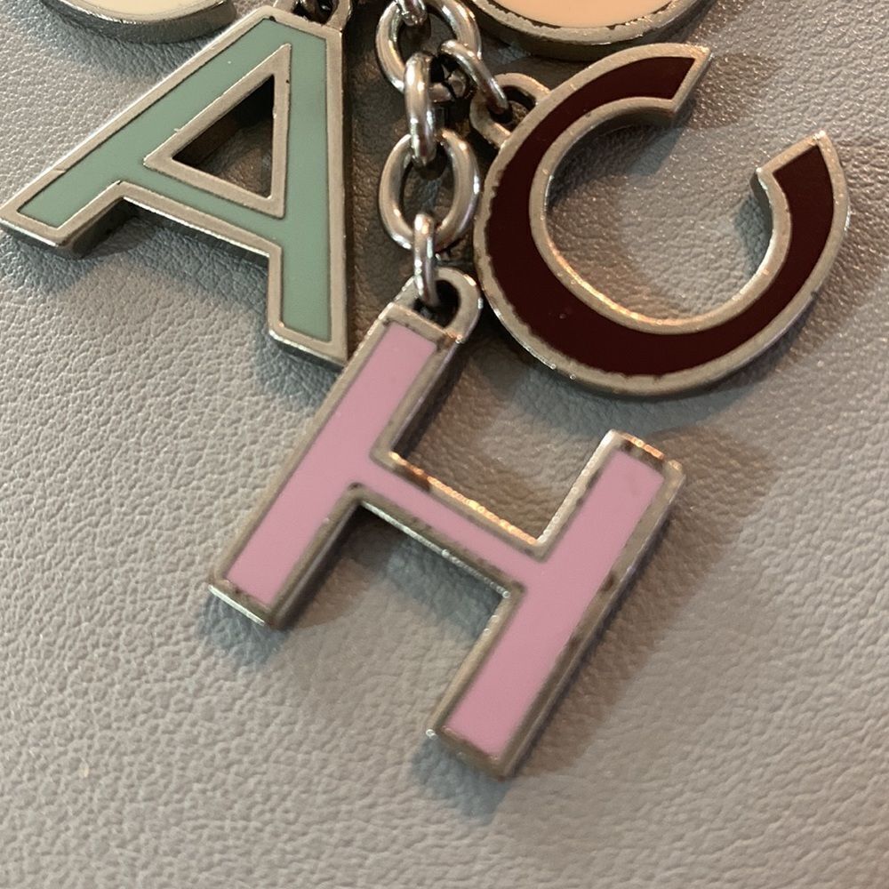 Coach Initial Keychain  - Picture 2 of 3